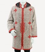 Manteau Ouazzani en tissu Habba Beldia R