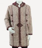 Manteau Ouazzani en tissu Habba Beldia M