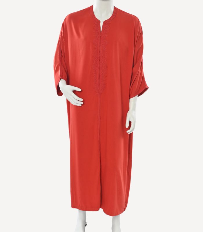 Gandoura en Mlifa de soie Hora R – Image 1