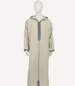 Djellaba en tweed demi-saison