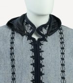 Manteau Ouazzani en tissu Chakhma G/N – Image 2