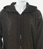 Djellaba en fil rayé N – Image 2