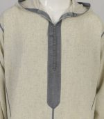 Djellaba en tweed demi-saison – Image 2