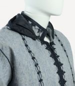 Manteau Ouazzani en tissu Chakhma G/N – Image 4