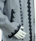Manteau Ouazzani en tissu Chakhma G/N – Image 3