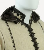 Manteau Ouazzani en tissu Chakhma B/N – Image 3