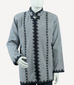 Manteau Ouazzani en tissu Chakhma G/N – Image 5